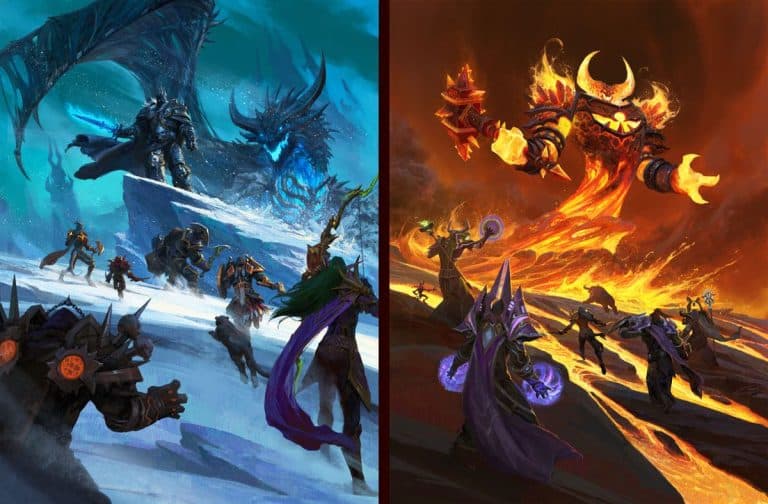 D&D: World of Warcraft — illustration officielle — © Wizards of the Coast / Blizzard Entertainment