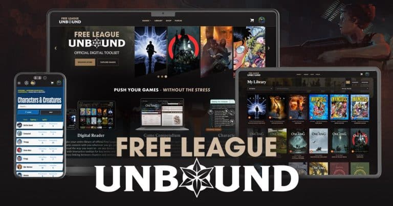Free League Unbound, la plateforme numérique officielle de Free League, en Early Access. © Fria Ligan AB