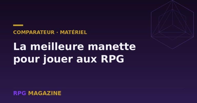 Comparatif des meilleures manettes pour jouer aux RPG
