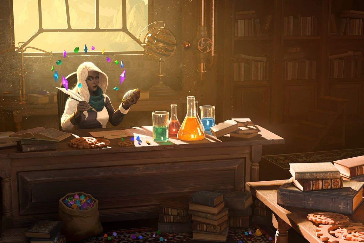 Pathfinder Society, Année du Mystère Mécanique : Sorrina Westyr et la boussole mécanique — © Paizo Inc.