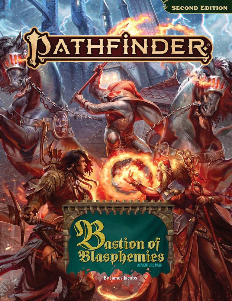 Pathfinder Bastion of Blasphemies — couverture © Paizo
