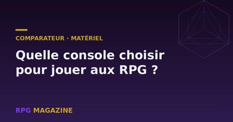 Quelle console choisir pour jouer aux RPG : PS5, Switch 2, Xbox, Steam Deck
