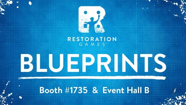 Panel Blueprints de Restoration Games à la Gen Con 2026 — © Restoration Games