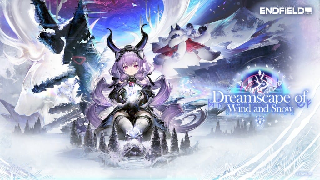 Arknights: Endfield — mise à jour Dreamscape of Wind and Snow, key art officiel © GRYPHLINE / Hypergryph