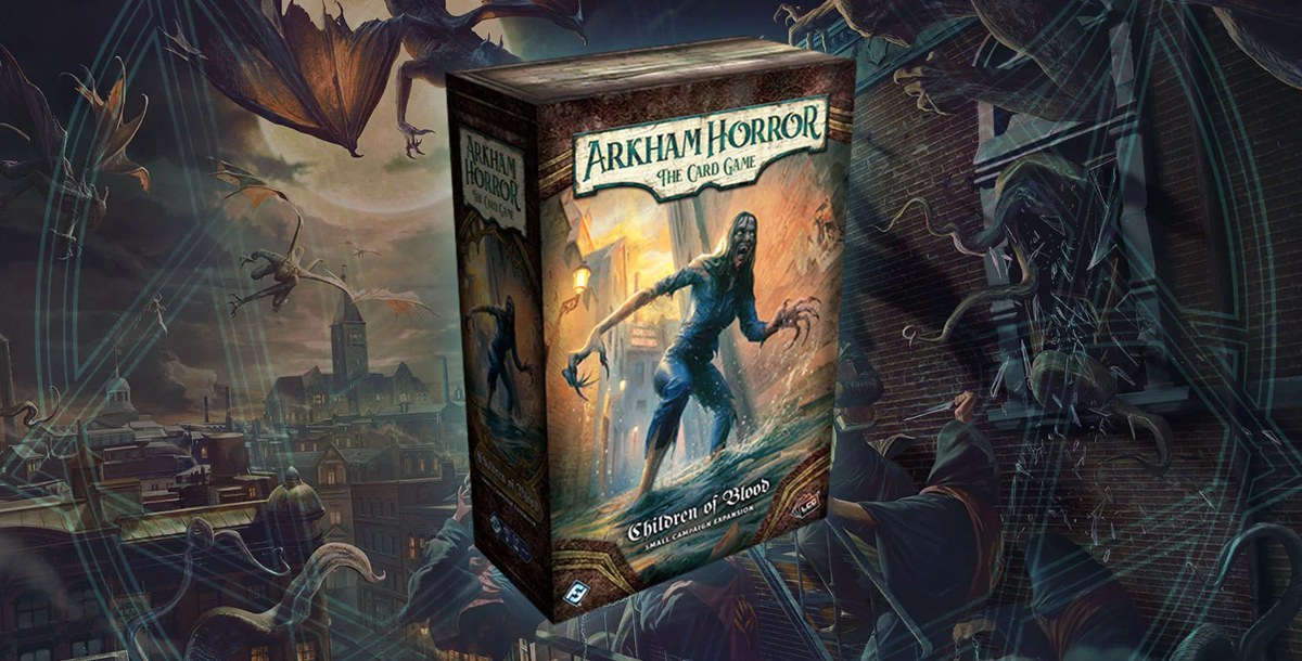 Boite de l'extension Children of Blood pour Arkham Horror: The Card Game - (c) Fantasy Flight Games