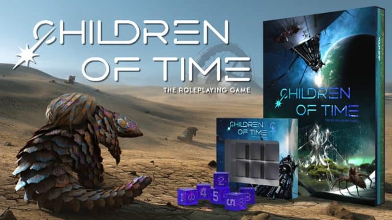Children of Time: The Roleplaying Game — visuel officiel de campagne © Rowan, Rook and Decard