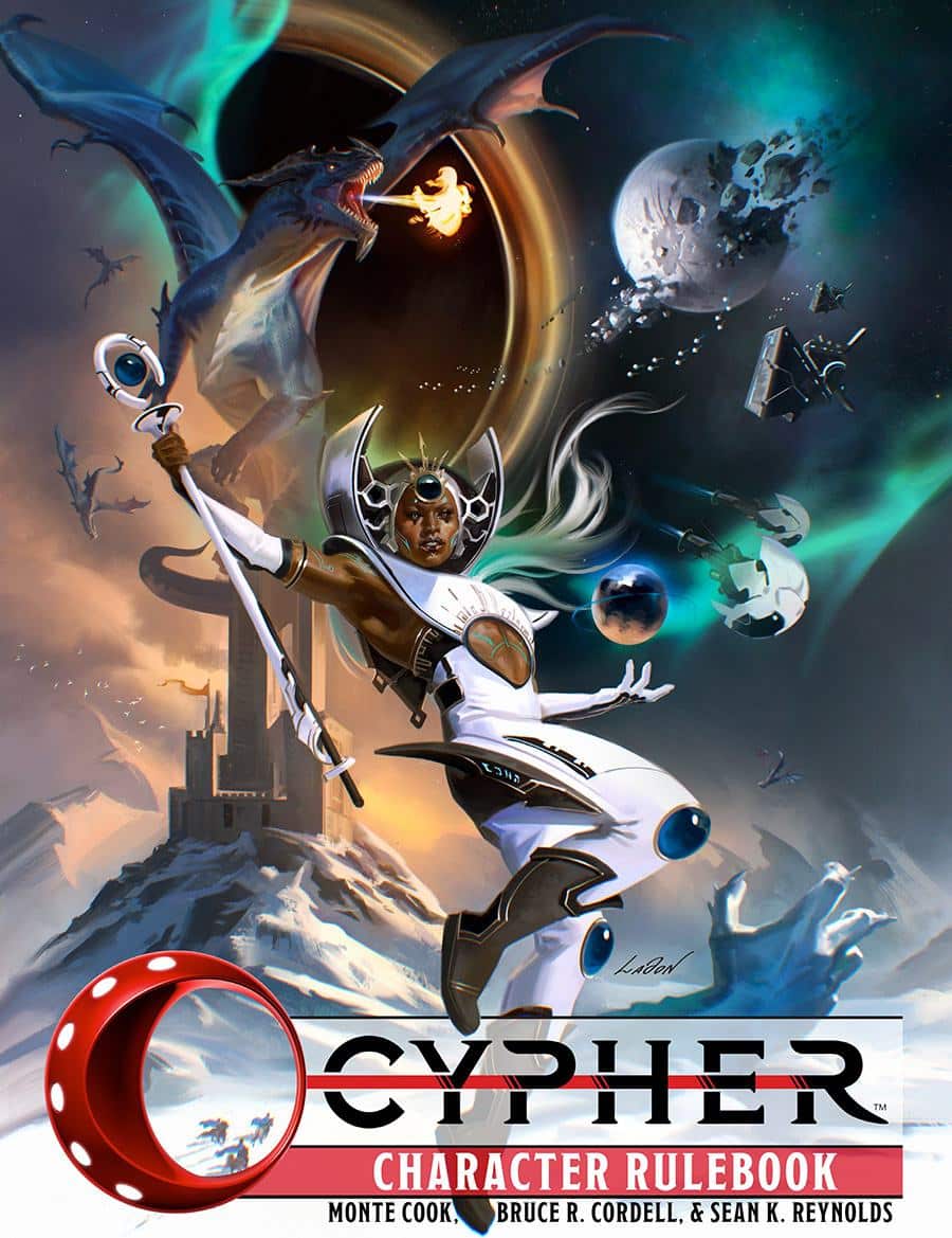 Couverture du Cypher Character Rulebook — © Monte Cook Games