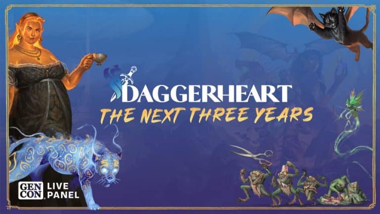 Daggerheart Next à la Gen Con 2026 — feuille de route et VF Black Book Editions © Darrington Press
