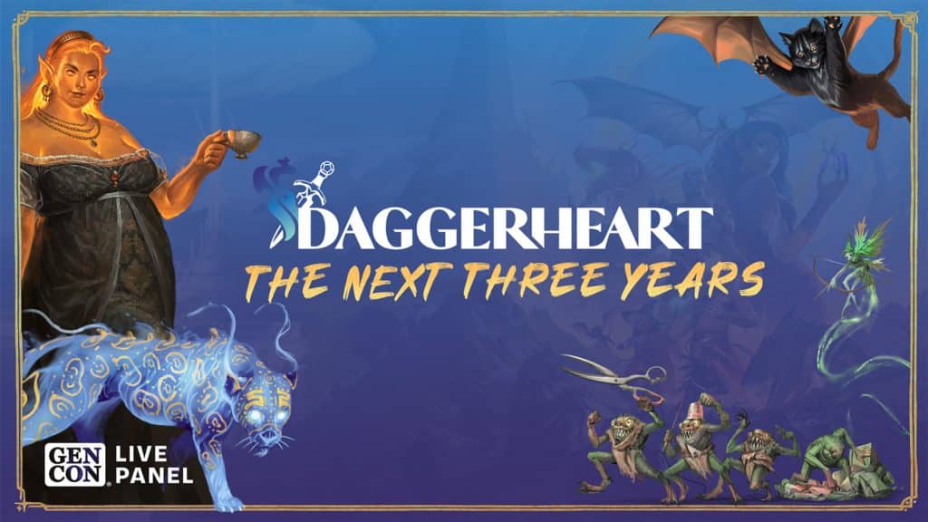 Daggerheart Next à la Gen Con 2026 — feuille de route et VF Black Book Editions © Darrington Press