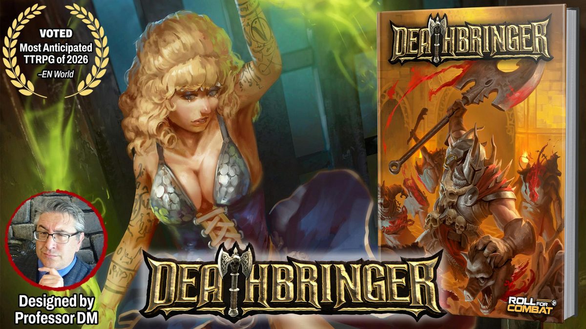 Deathbringer, JDR grimdark de Professor DM © Roll For Combat / Professor DM