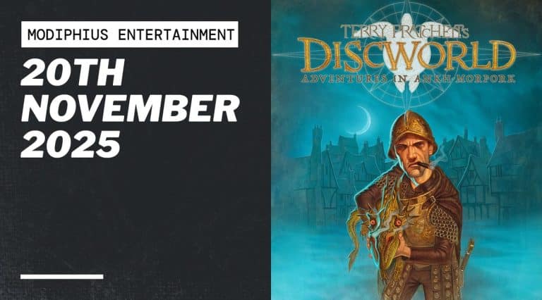 Kill Sam Vimes et Readers Digested, jeux Discworld de Modiphius — © Modiphius Entertainment