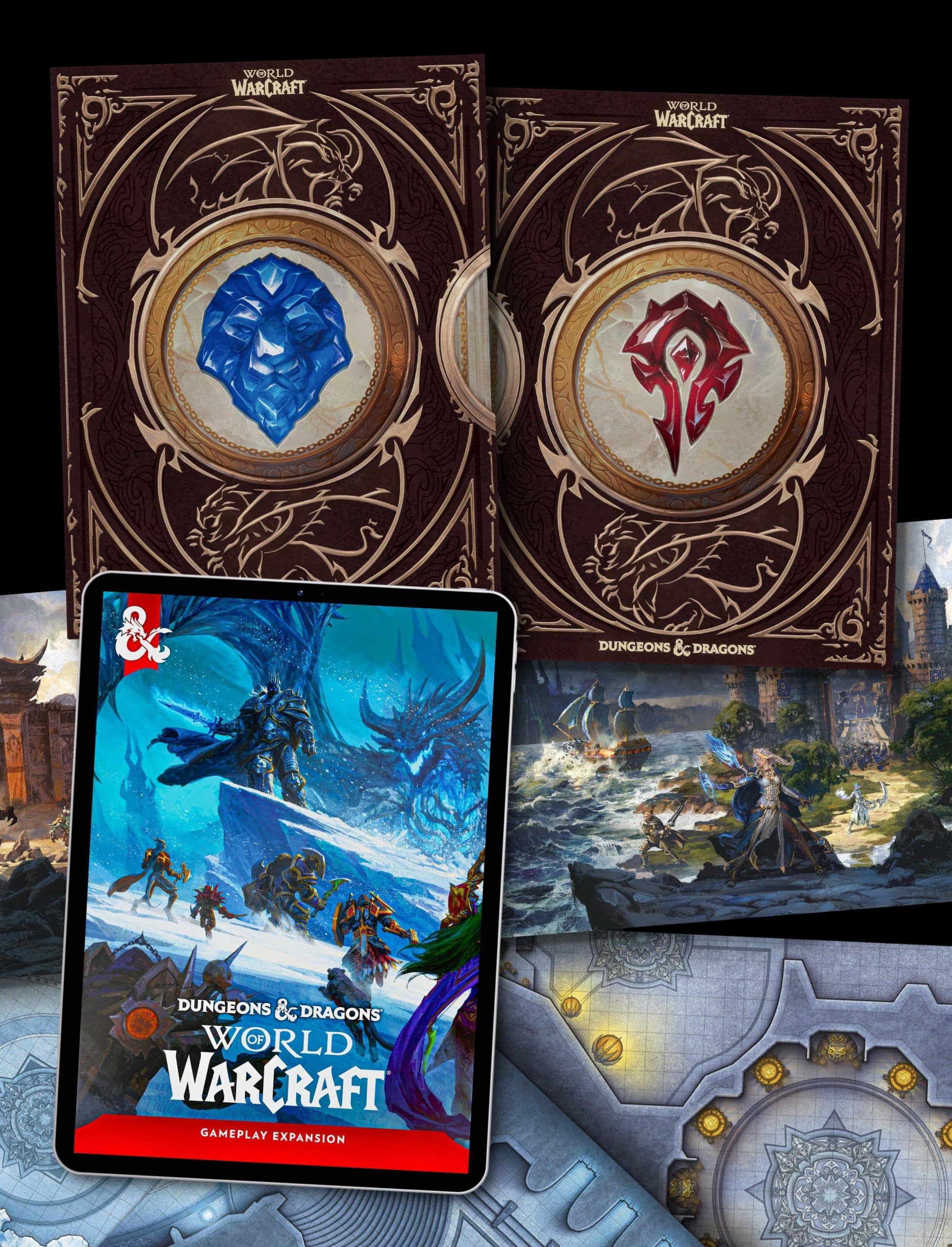 Couverture officielle du livre Dungeons & Dragons: World of Warcraft (édition physique)