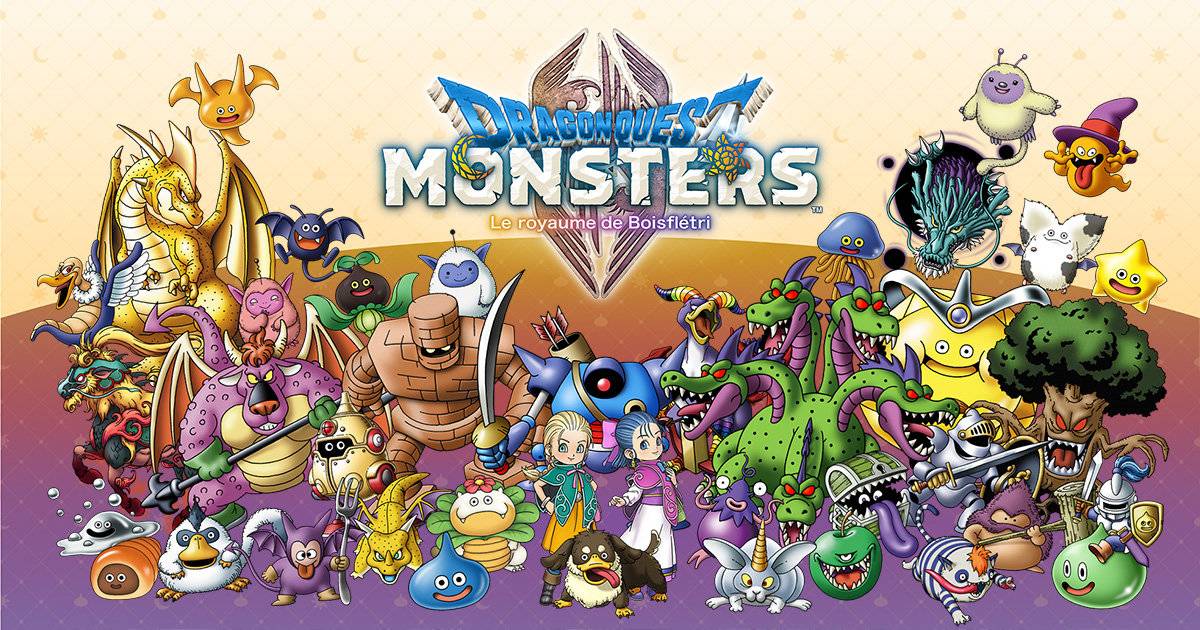 DRAGON QUEST MONSTERS : Le royaume de Boisflétri — visuel officiel Square Enix © ARMOR PROJECT/BIRD STUDIO/SQUARE ENIX, © SUGIYAMA KOBO