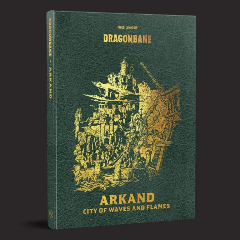Dragonbane — Arkand : City of Waves and Flames, édition collector © Free League Publishing