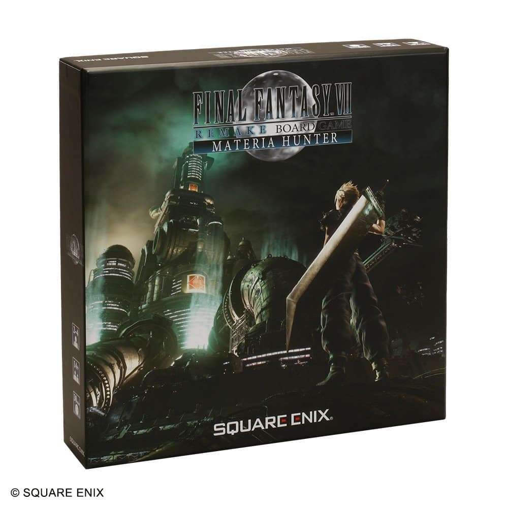 FINAL FANTASY VII REMAKE -BOARD GAME- MATERIA HUNTER — boîte officielle — © SQUARE ENIX