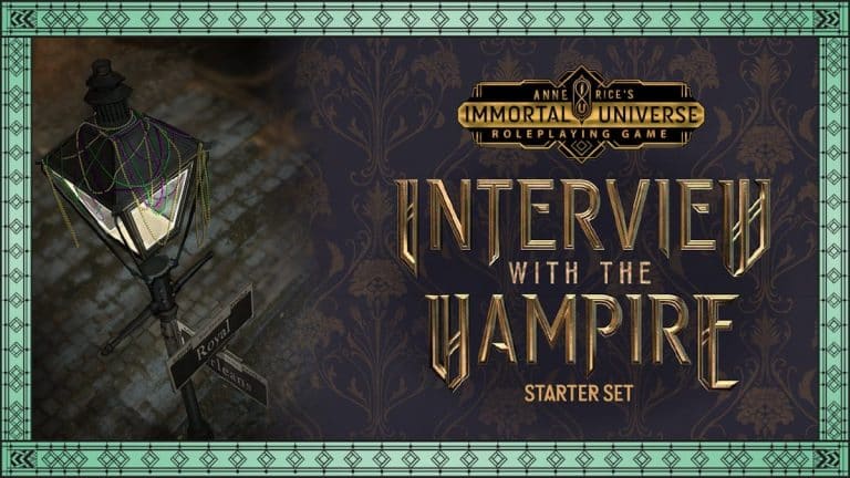 Immortal Universe RPG - Interview with the Vampire, campagne BackerKit - (c) Renegade Game Studios / AMC