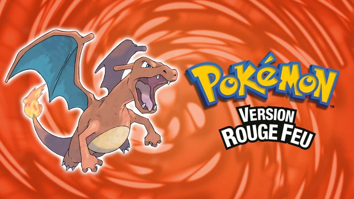 Pokémon Version Rouge Feu sur Nintendo Switch. © Pokémon / Nintendo / Creatures Inc. / GAME FREAK inc.