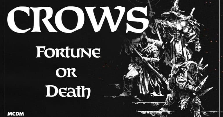 Crows: Fortune or Death, campagne BackerKit de MCDM Productions — © MCDM Productions