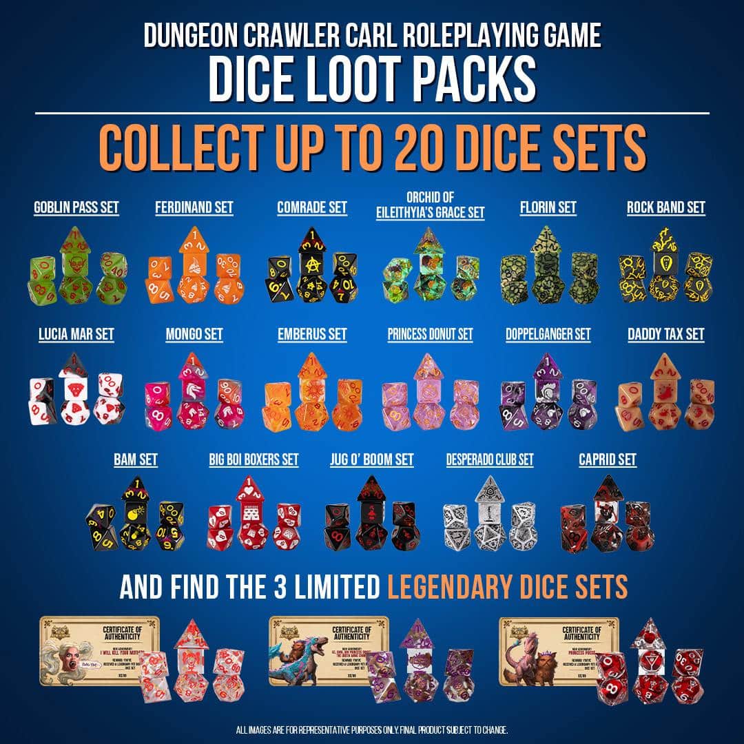 Dungeon Crawler Carl RPG: Loot Pack — © 2026 Renegade Game Studios and TM Matt Dinniman, LLC