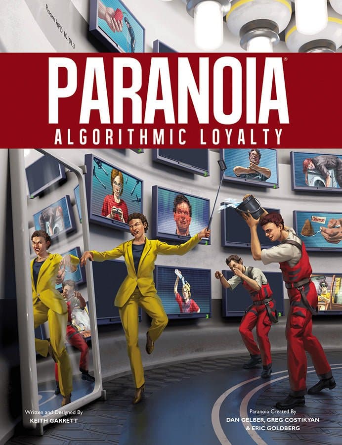 Paranoia s'attaque aux influenceurs : Mongoose Publishing sort "Algorithmic Loyalty"