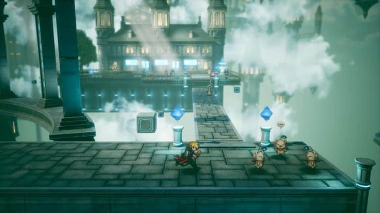 Final Fantasy Resonance : un décor en HD-2D, pixel art en haute définition