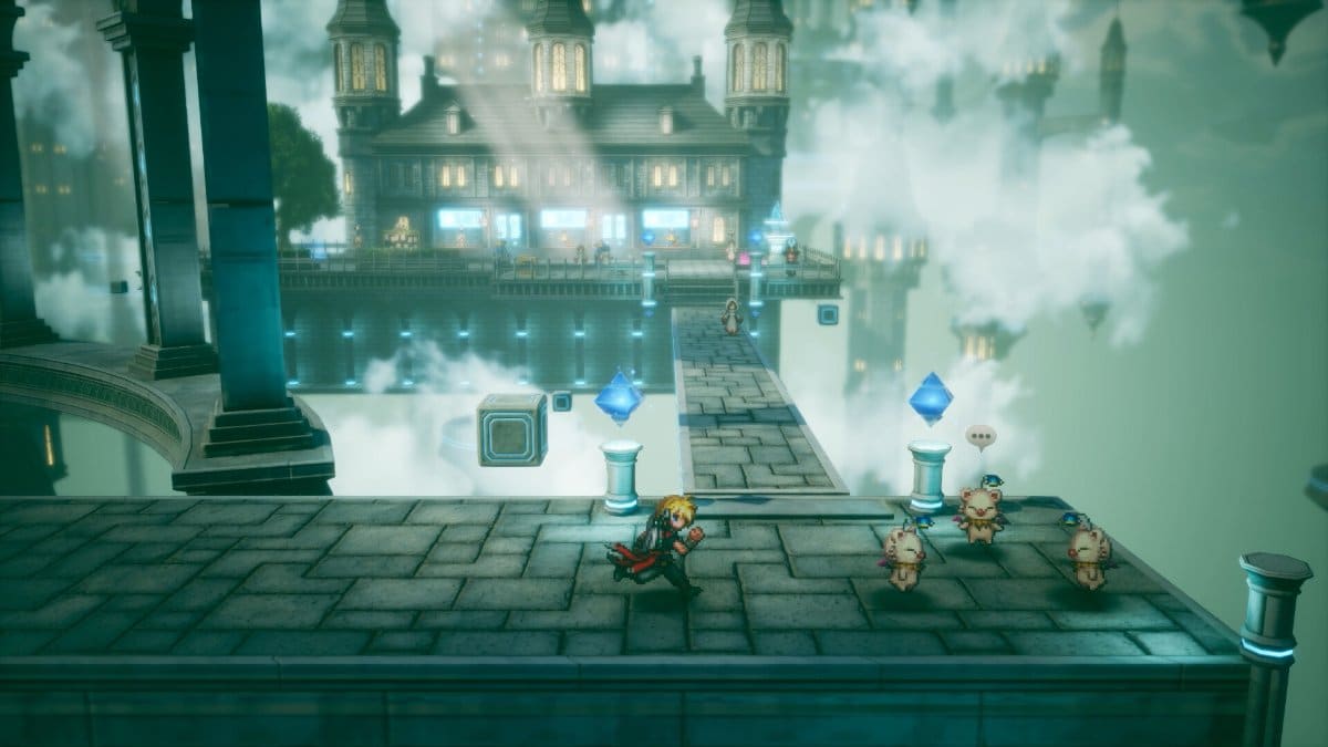 Final Fantasy Resonance : un décor en HD-2D, pixel art en haute définition