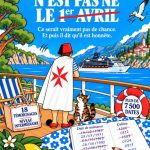 Couverture du livre-jeu d'enquête Le coupable n'est pas né le 1er avril de Scarlett Kaplan